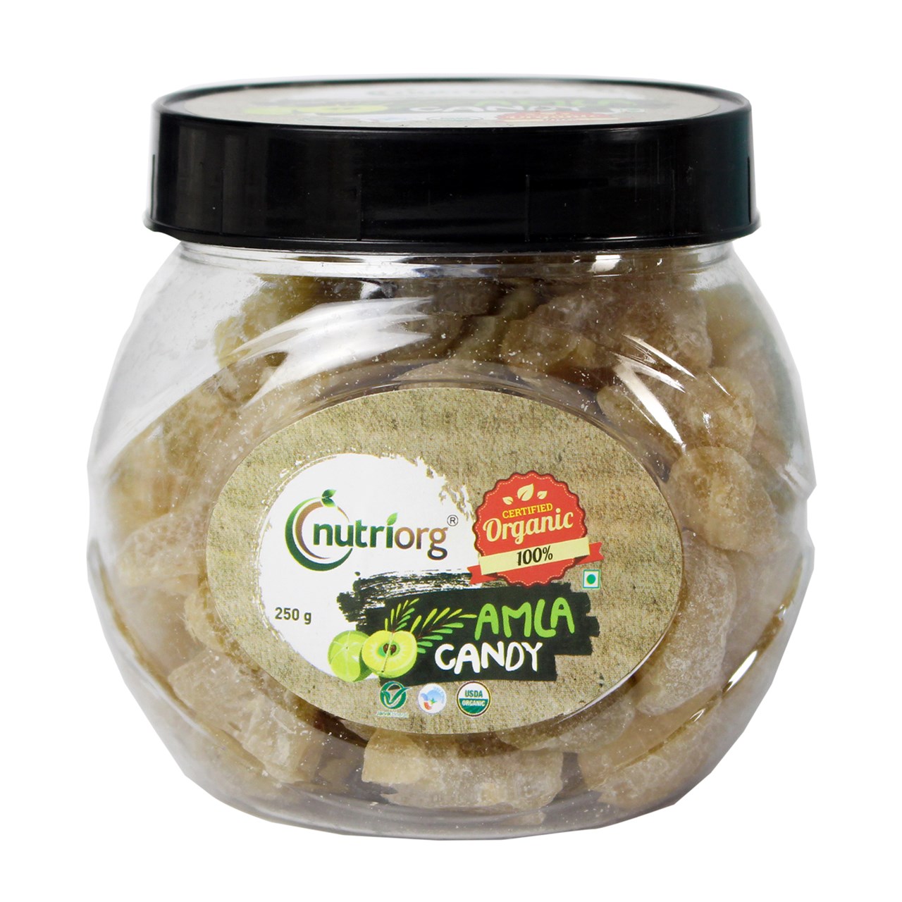 Picture of Nutriorg Certified Organic Amla Candy 250g ( Pack of 2)