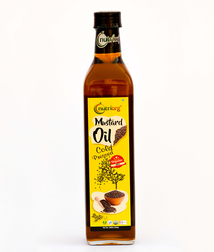 Show details for Nutriorg Certified Organic Mustard Oil 500ml Glass Bottle Picture of Nutriorg Certified Organic Mustard Oil 500ml Glass Bottle