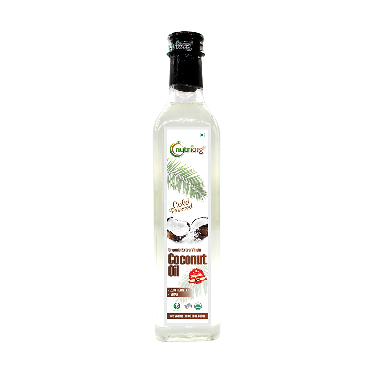 Show details for Nutriorg Certified Organic Extra Virgin Coconut Oil - 500 ml Picture of Nutriorg Certified Organic Extra Virgin Coconut Oil - 500 ml