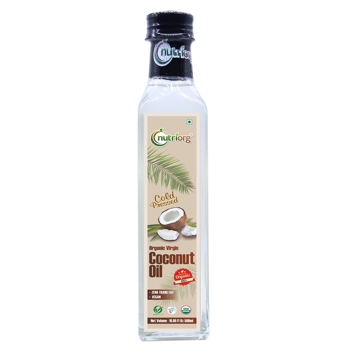 Show details for Nutriorg Certified Organic Virgin Coconut Oil - 500 ml Picture of Nutriorg Certified Organic Virgin Coconut Oil - 500 ml