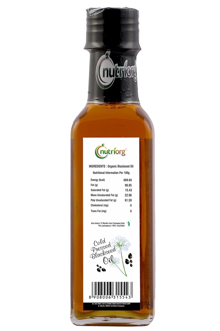 Picture of Nutriorg Certified Organic Blackseed Oil 100ml