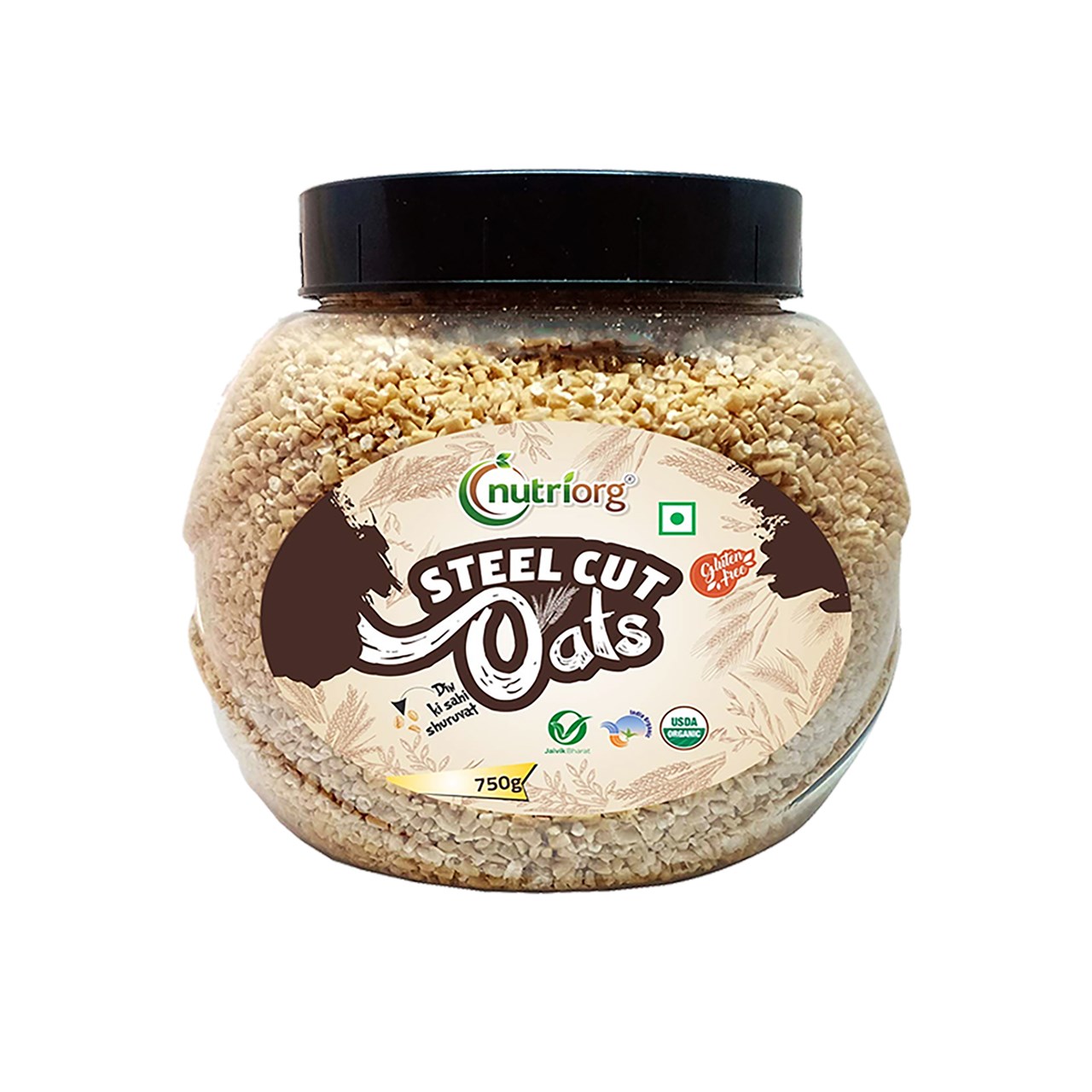 Show details for Nutriorg Certified Organic Steelcut Oats - 750 gm Picture of Nutriorg Certified Organic Steelcut Oats - 750 gm