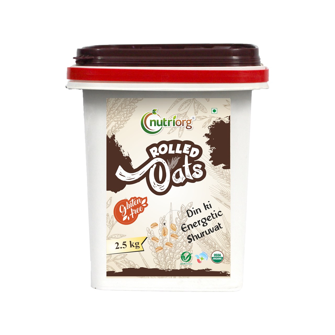 Show details for Nutriorg Gluten Free Rolled Oats 2.5kg Picture of Nutriorg Gluten Free Rolled Oats 2.5kg