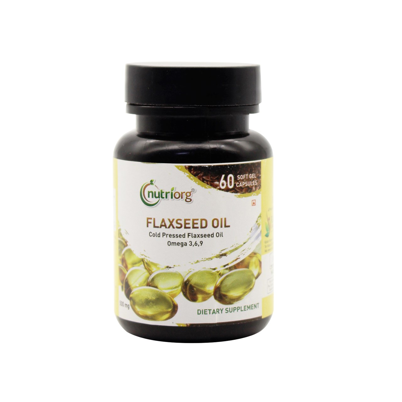 Show details for Nutriorg Flaxseed oil soft gel - 60 capsule Picture of Nutriorg Flaxseed oil soft gel - 60 capsule