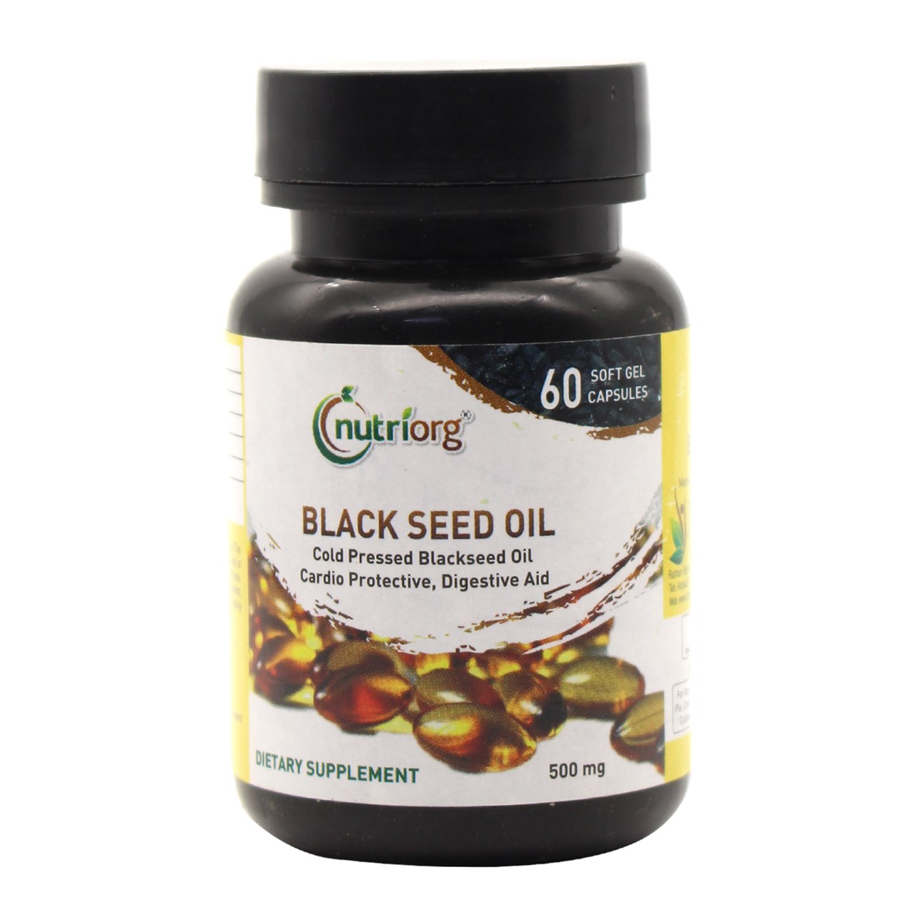 Picture of Nutriorg Blackseed oil soft gel 60 Capsule