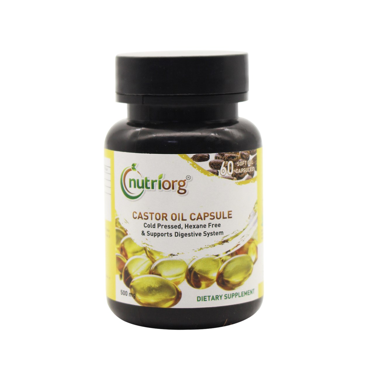 Picture of Nutriorg Castor oil soft gel 60 capsule