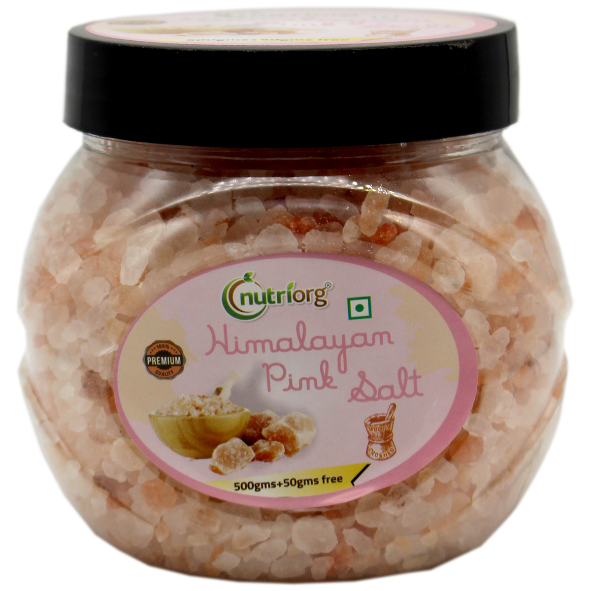 Picture of Nutriorg Pink Salt 550g ( Pack of 3)