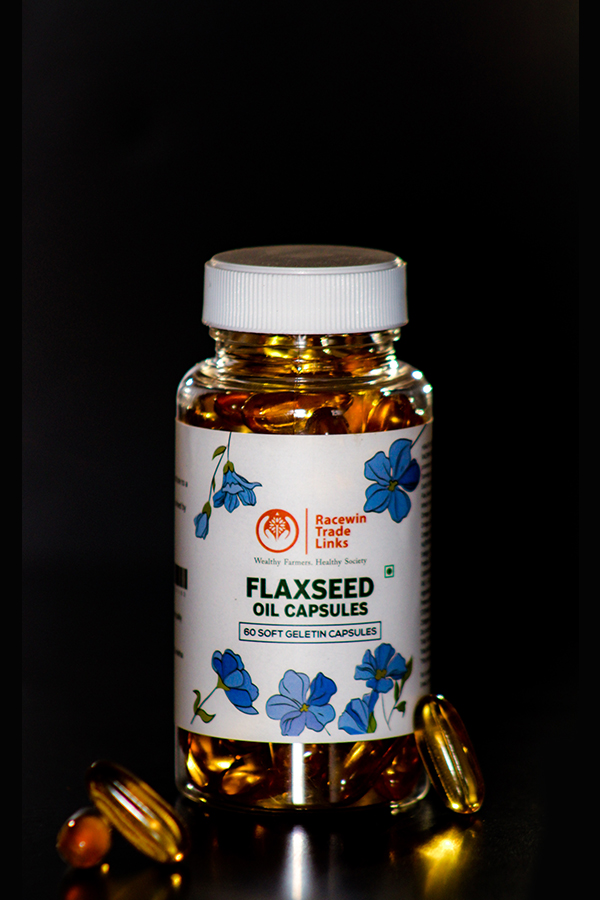 Picture of flax seed oil capsules 60 No