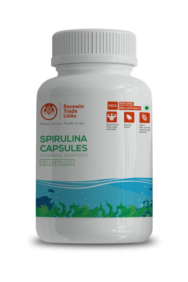 Picture of spirulina capsules 90 No