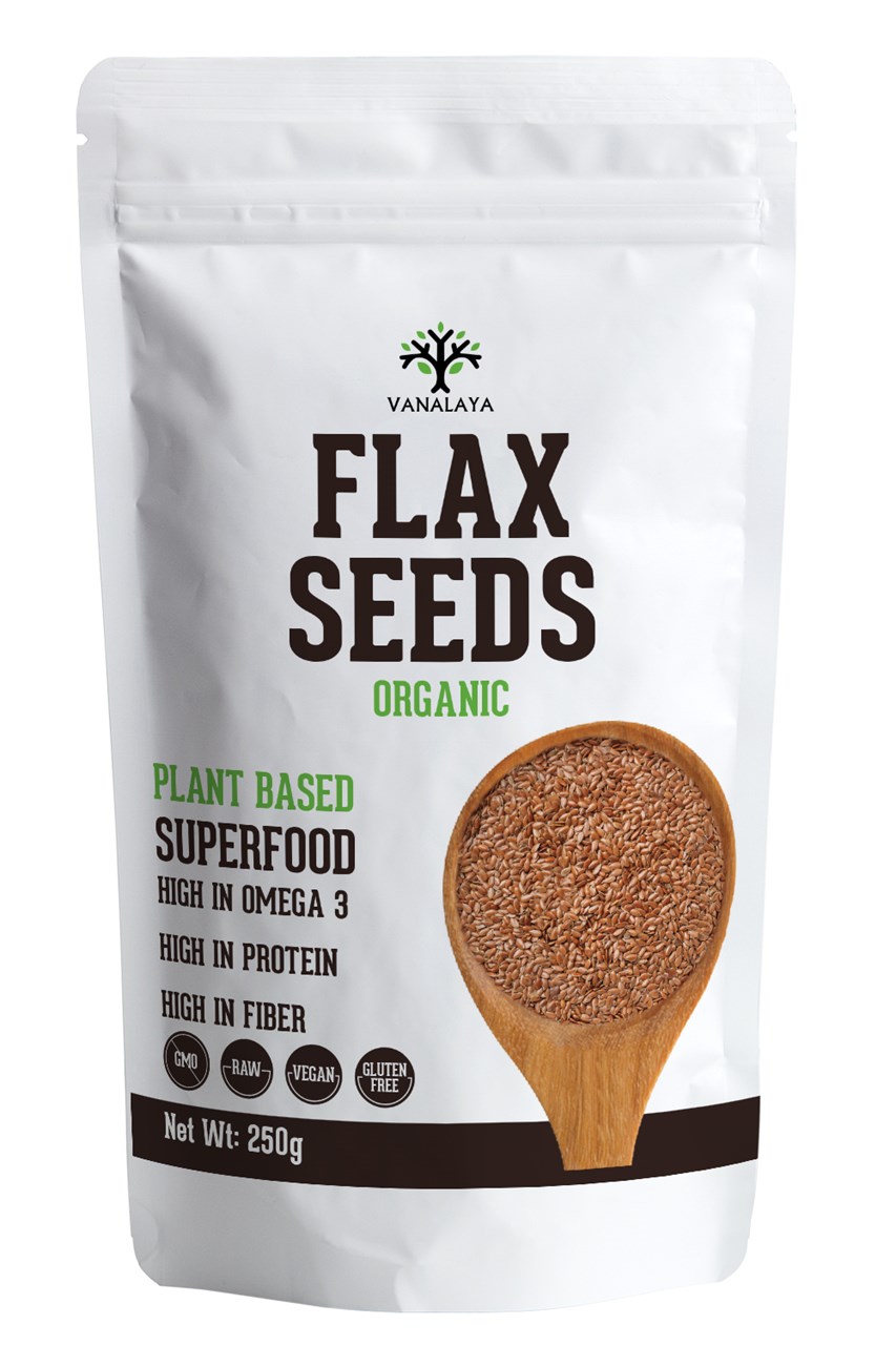 Show details for Vanalaya Raw Unroasted Flax Seeds for Weight loss Management - Rich in Omega-3 fatty acids, Protein, Fibers and Minerals - Diet Snack-250g Picture of Vanalaya Raw Unroasted Flax Seeds for Weight loss Management - Rich in Omega-3 fatty acids, Protein, Fibers and Minerals - Diet Snack-250g