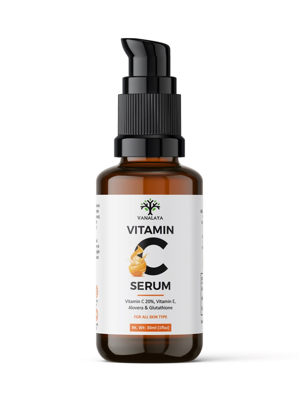 Picture of Vanalya Vitamin C Serum Skin Clearing Serum - For Anti-Aging Skin Repair, Dark Circle, Brightening, Supercharged Face Serum 1 FL Oz - 30 ML