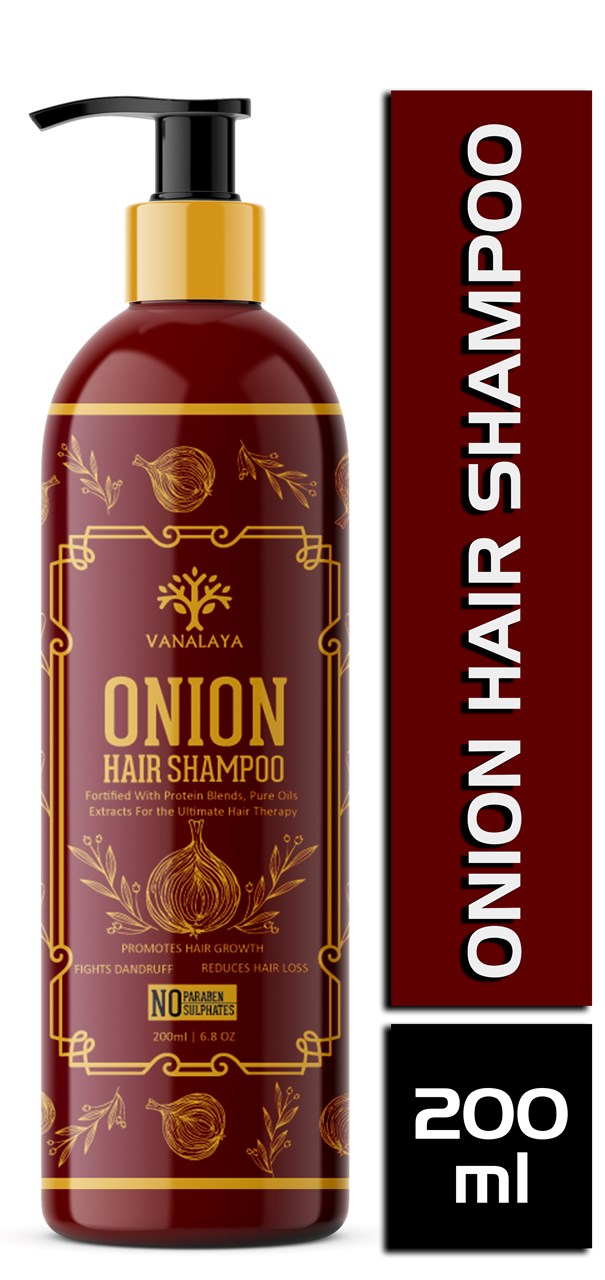 Show details for Vanalaya onion hair shampoo for Hair fall control and Dandruff control - No parabens and Suplate 200ml Picture of Vanalaya onion hair shampoo for Hair fall control and Dandruff control - No parabens and Suplate 200ml