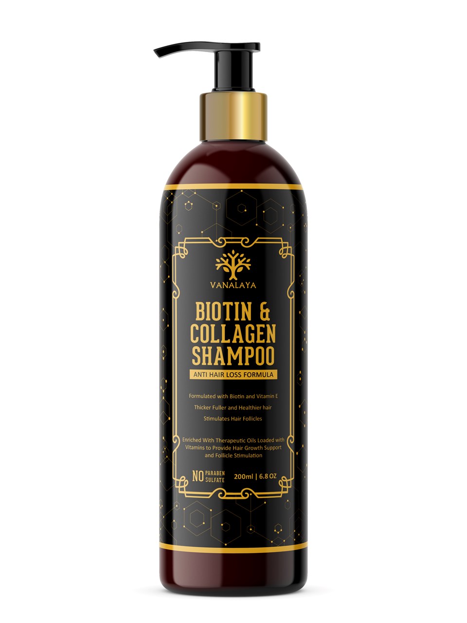 Show details for Vanalaya Biotin Collagen Shampoo Volumizing Hair Shampoo For Strong Thick Hair - 200ml Picture of Vanalaya Biotin Collagen Shampoo Volumizing Hair Shampoo For Strong Thick Hair - 200ml