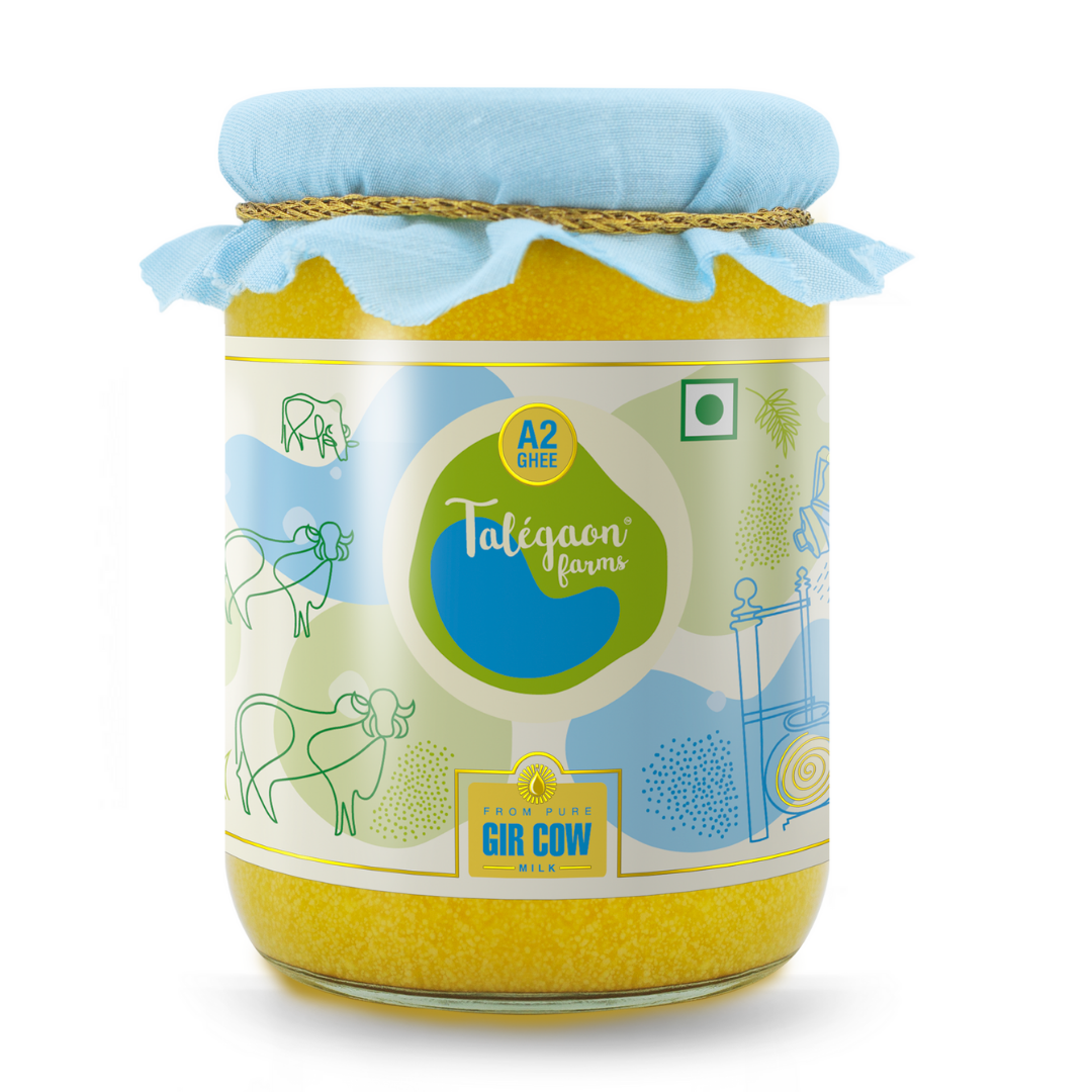 Show details for Talegaon Farms A2 Gir Cow Ghee - 500 GRAMS Picture of Talegaon Farms A2 Gir Cow Ghee - 500 GRAMS
