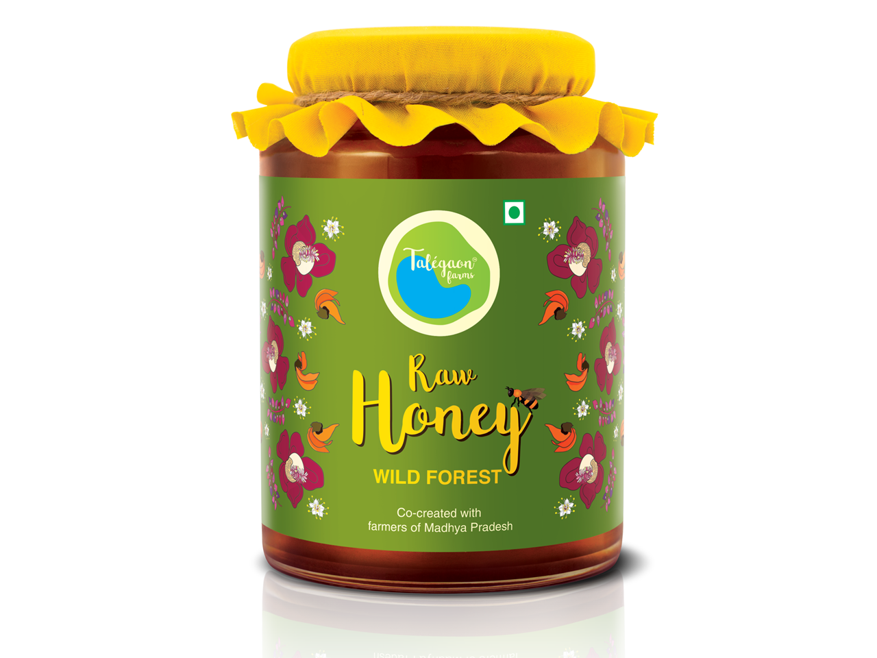 Show details for Talegaon Farms Raw Wild Forest Honey - 500 GRAMS Picture of Talegaon Farms Raw Wild Forest Honey - 500 GRAMS