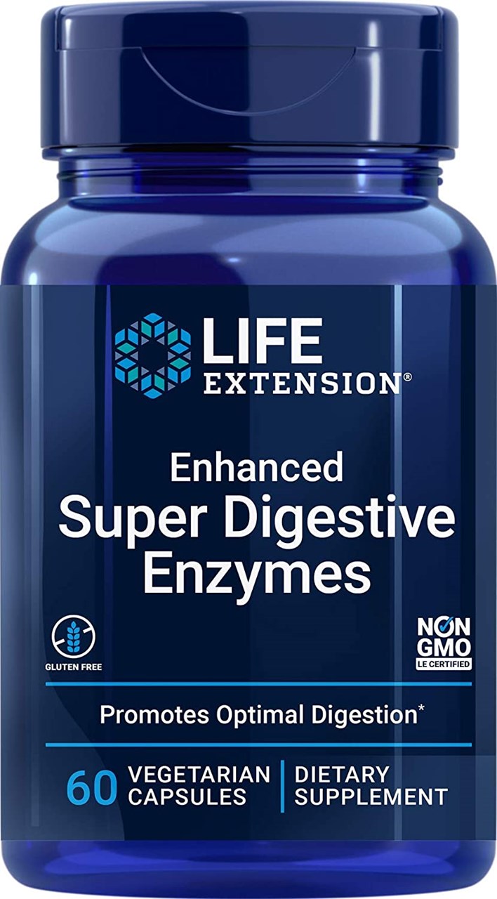 Picture of  Life Extension Enhanced Super Digestive Enzymes 60 Veg Capsules