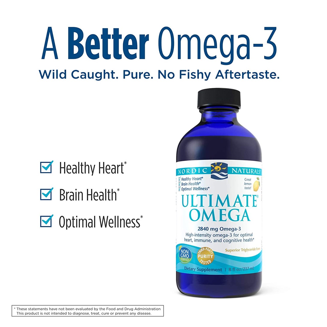 Picture of Ultimate Omega Lemon 8 oz By Nordic Naturals 