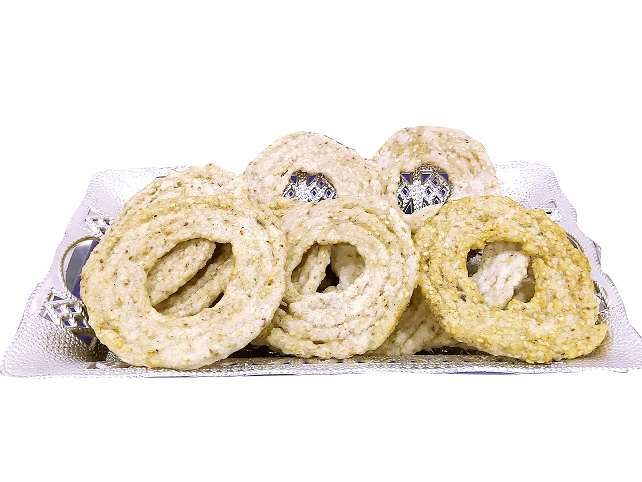 Show details for SDSF Sakinalu (White Karam & Pachi Karam) 400 grams  Picture of SDSF Sakinalu (White Karam & Pachi Karam) 400 grams