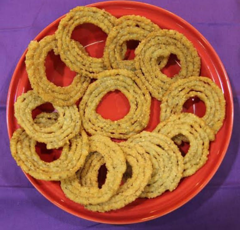 Show details for Swagruha Foods Karam Sakinalu 1000 grams  Picture of Swagruha Foods Karam Sakinalu 1000 grams