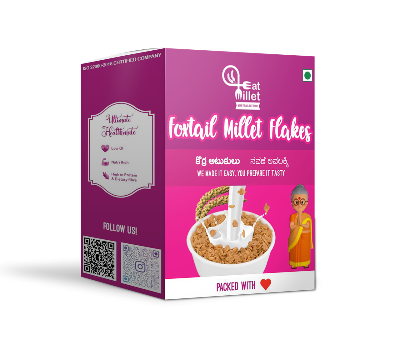 Show details for Eat Millet Foxtail Millet Flakes - 200 gms Picture of Eat Millet Foxtail Millet Flakes - 200 gms