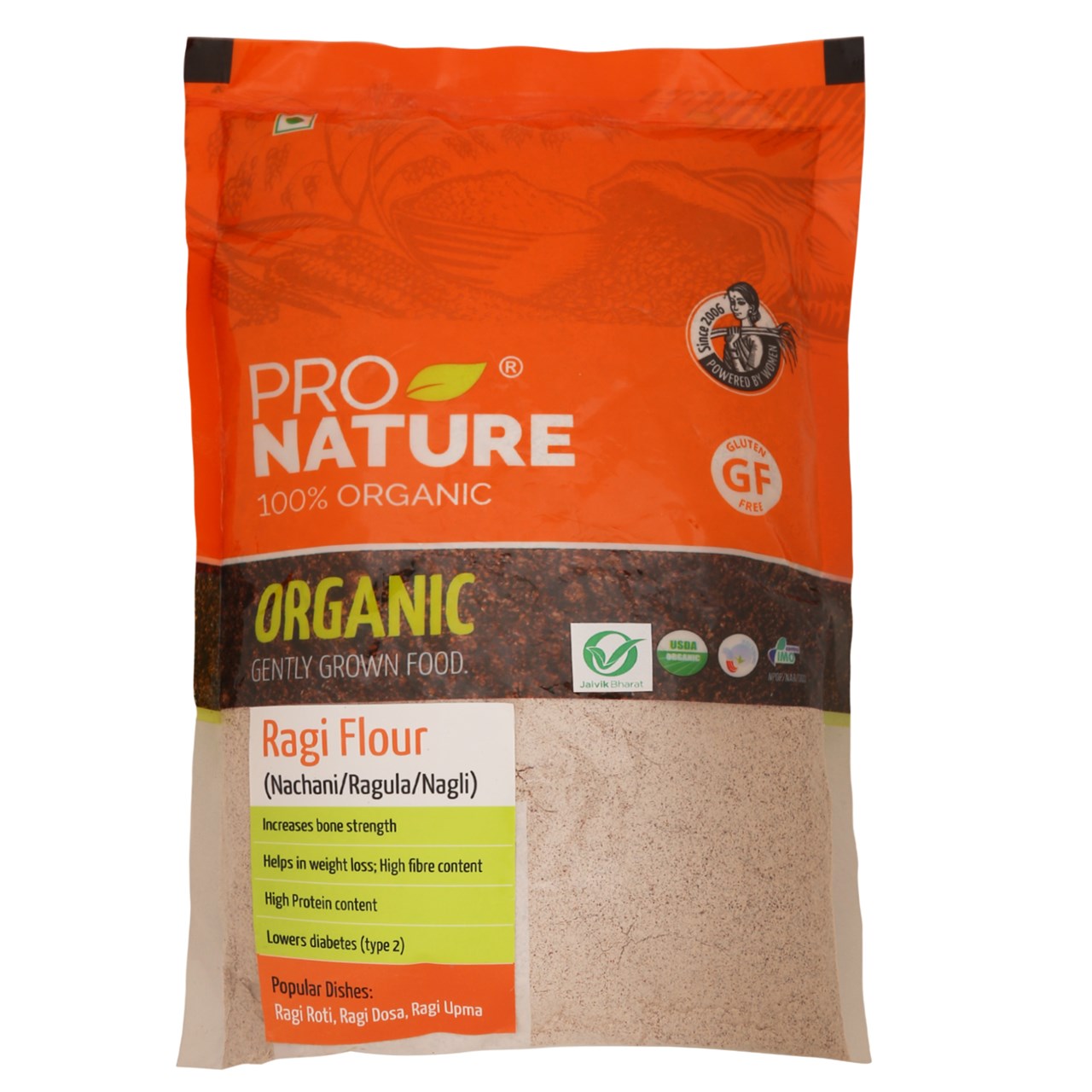 Picture of  Pro Nature 100% Organic Ragi Flour 500g