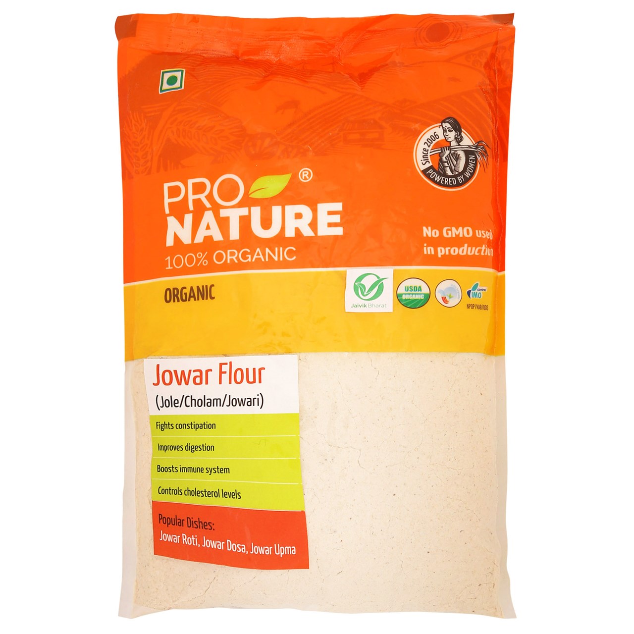 Picture of Pro Nature 100% Organic Jowar Flour 500g