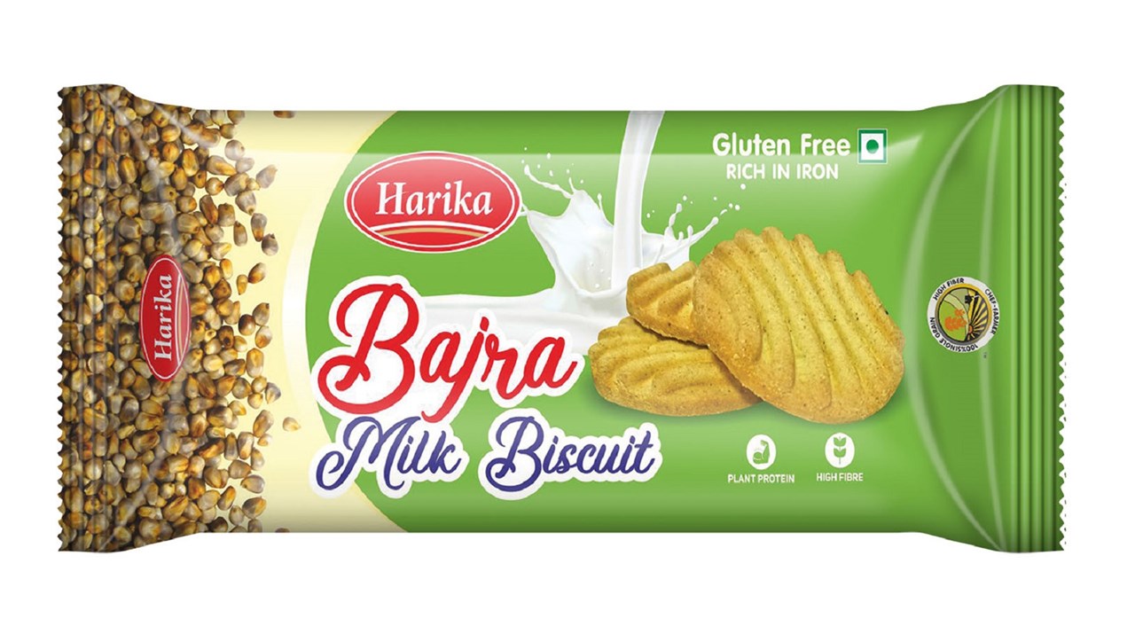Picture of Bajra Millet Milk Biscuit 40g - [Gluten Free] - Pack of 10 x 10