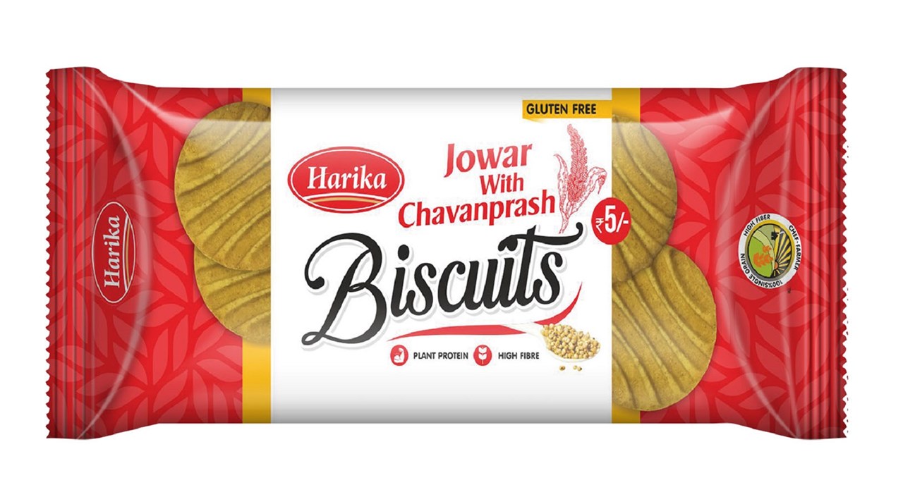 Picture of Jowar With Chavanprash Biscuits - 20g [Gluten Free] - Pack of 20 x 5