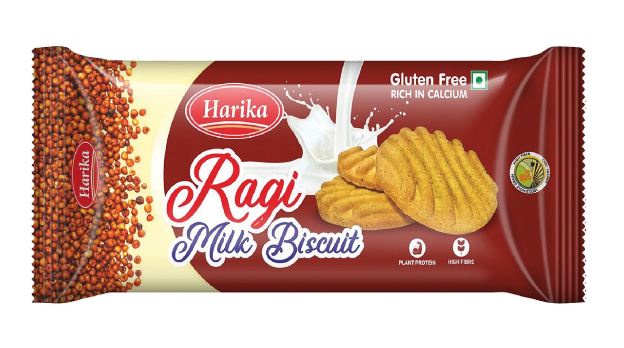 Picture of Ragi Millet Milk Biscuit 40g - [Gluten Free] - Pack of 10 x 10