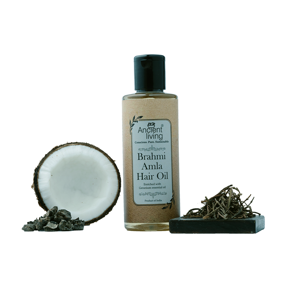 Show details for Ancient Living Brahmi & Amla  Hair Oil-200ml Picture of Ancient Living Brahmi & Amla  Hair Oil-200ml