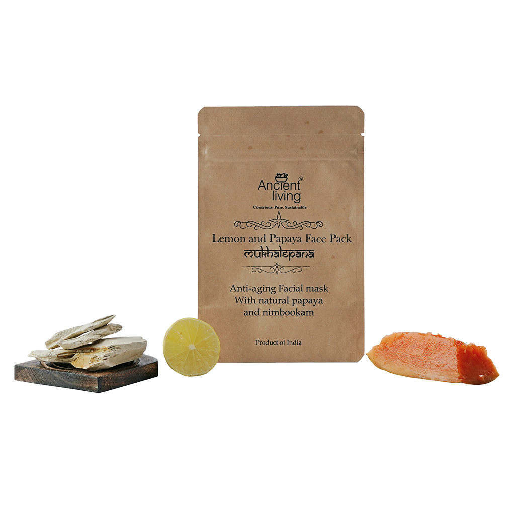 Show details for Ancient Living Lemon & Papaya Face Pack-40gm Picture of Ancient Living Lemon & Papaya Face Pack-40gm
