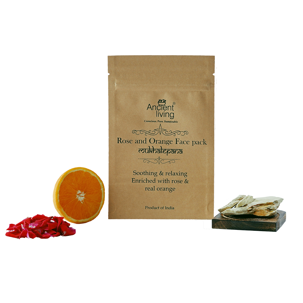 Picture of Ancient Living Rose & Orange Face Pack - 40 gm