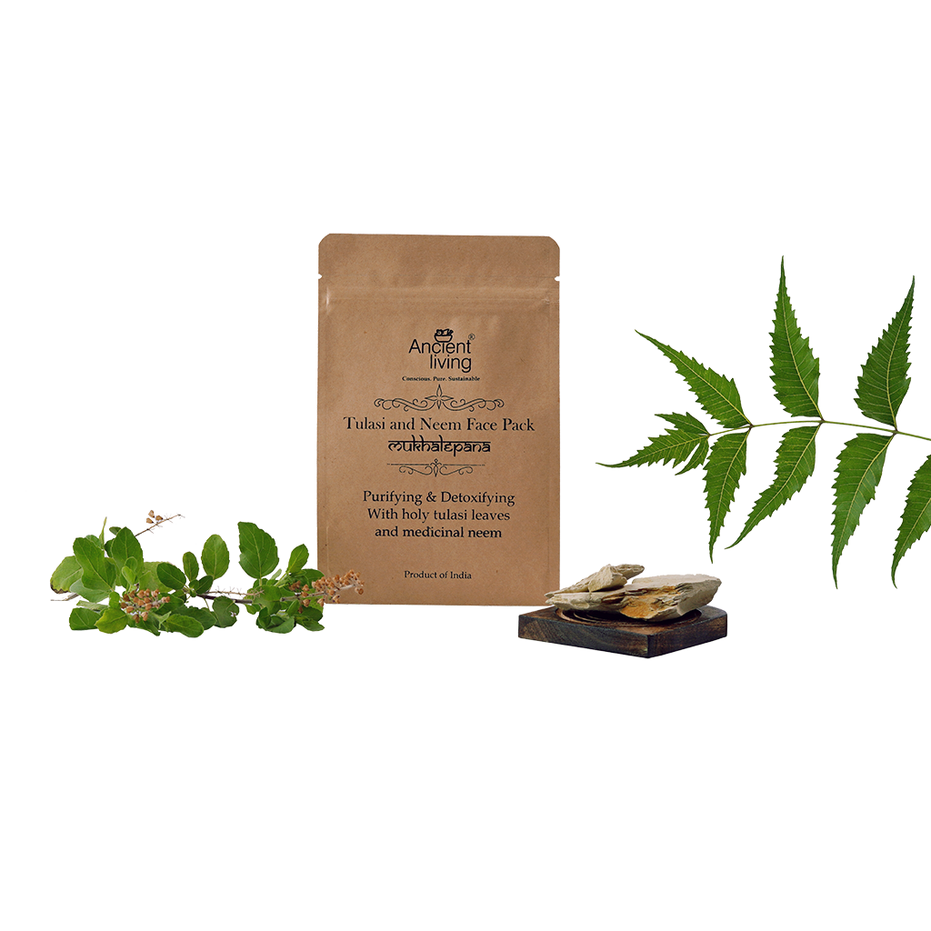 Show details for Ancient Living Tulasi & Neem Face Pack - 40 gm Picture of Ancient Living Tulasi & Neem Face Pack - 40 gm