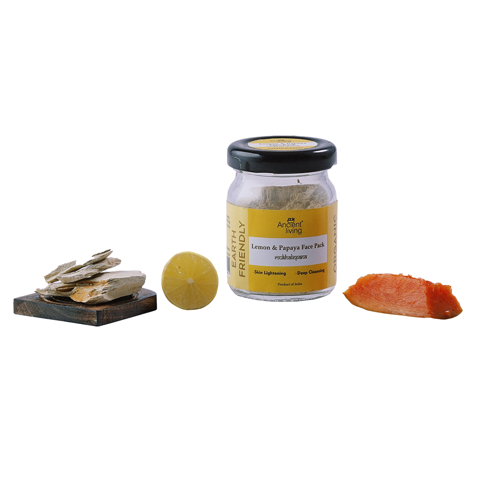 Show details for Ancient Living Organic  Lemon & Papaya Face Pack - 20 gm Picture of Ancient Living Organic  Lemon & Papaya Face Pack - 20 gm