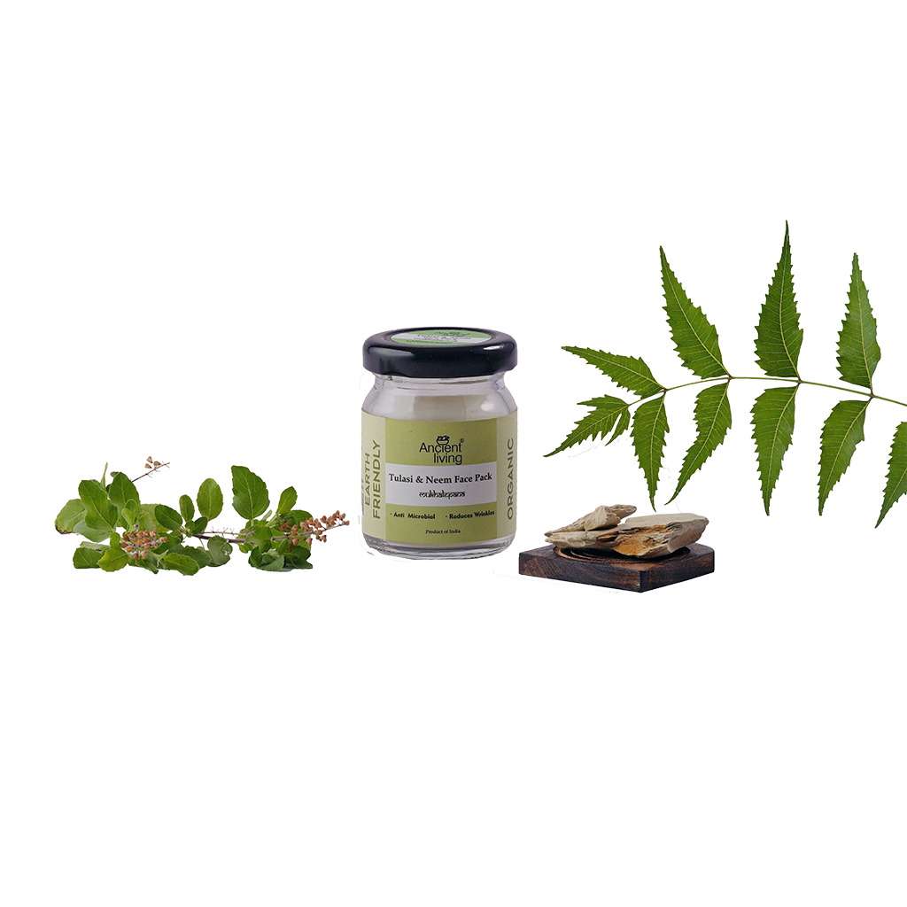 Picture of Ancient Living Organic Tulasi &Neem Face Pack - 20 gm
