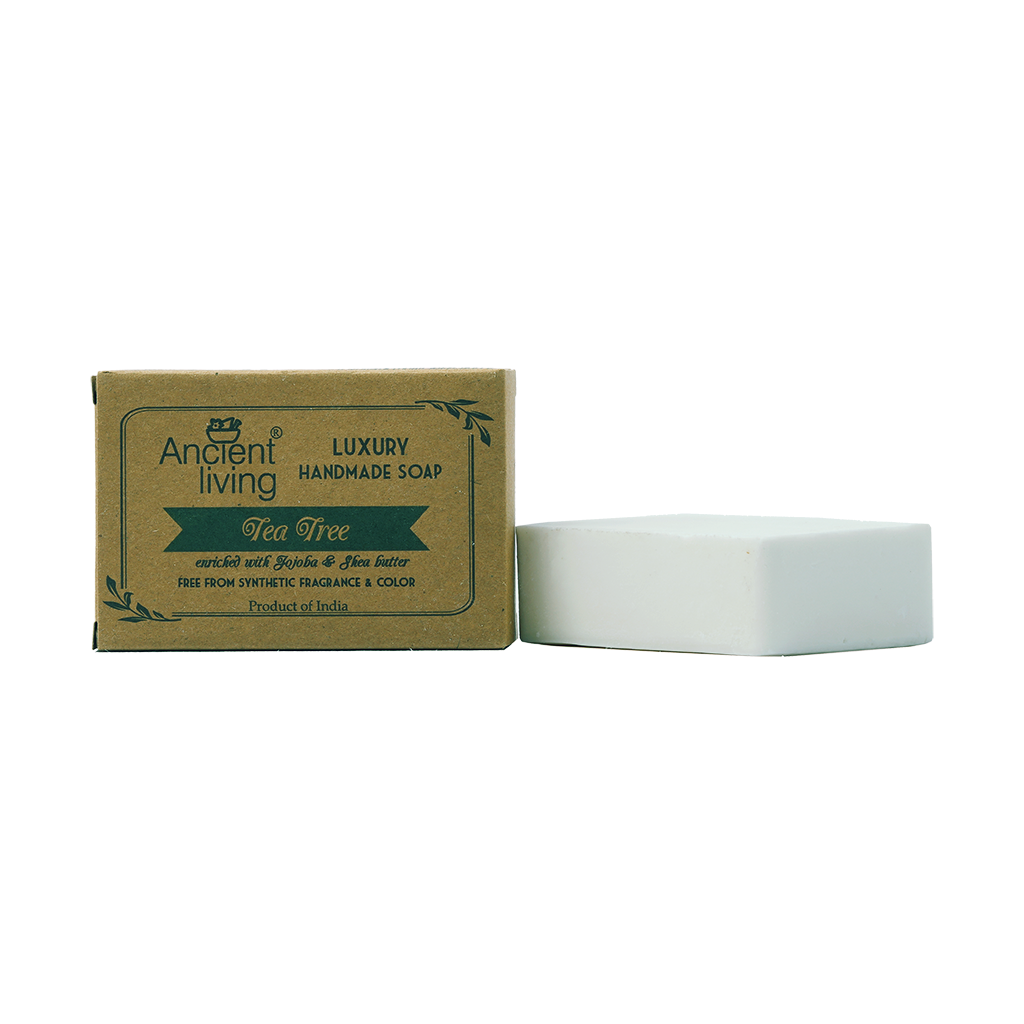 Show details for Ancient Living Tea tree Luxury Handmade Soap - 100 gm Picture of Ancient Living Tea tree Luxury Handmade Soap - 100 gm