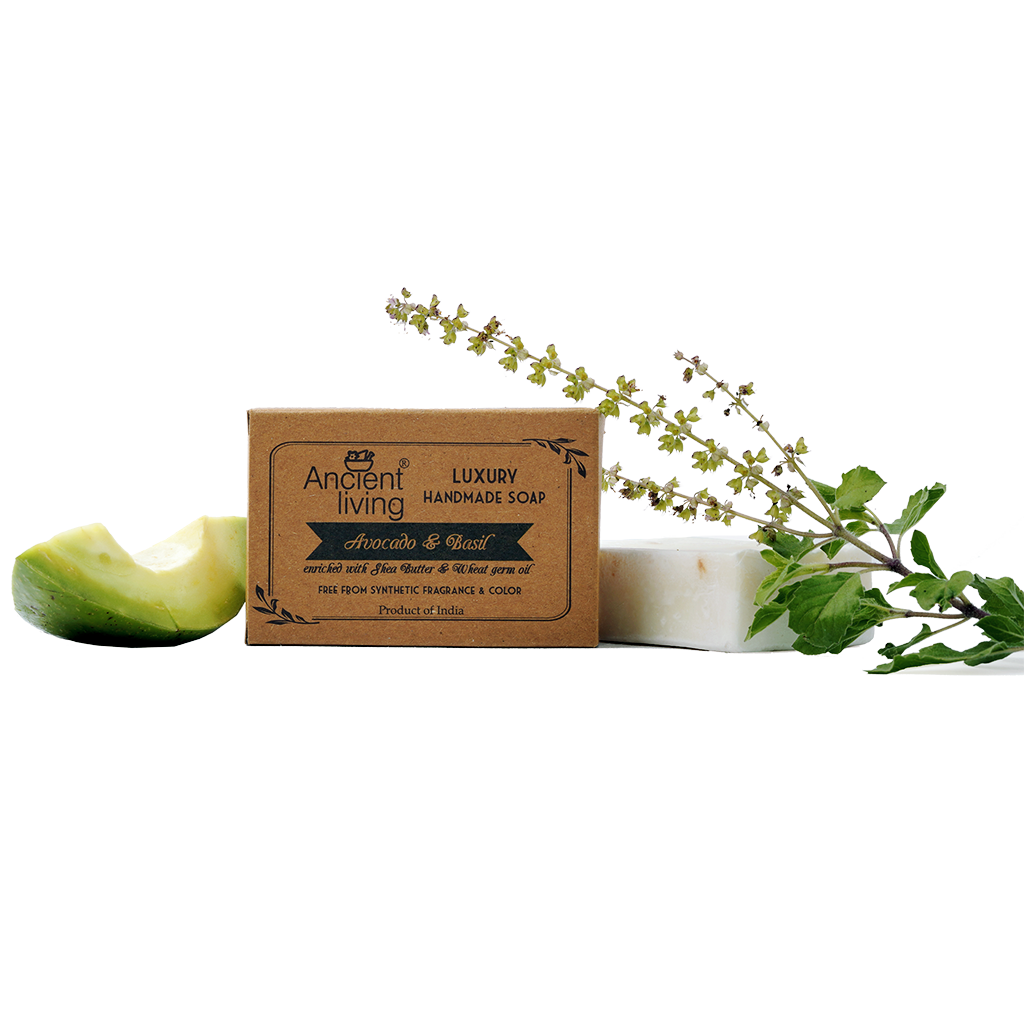 Show details for Ancient Living Avacado & Basil Luxury Handmade Soap-100gm Picture of Ancient Living Avacado & Basil Luxury Handmade Soap-100gm