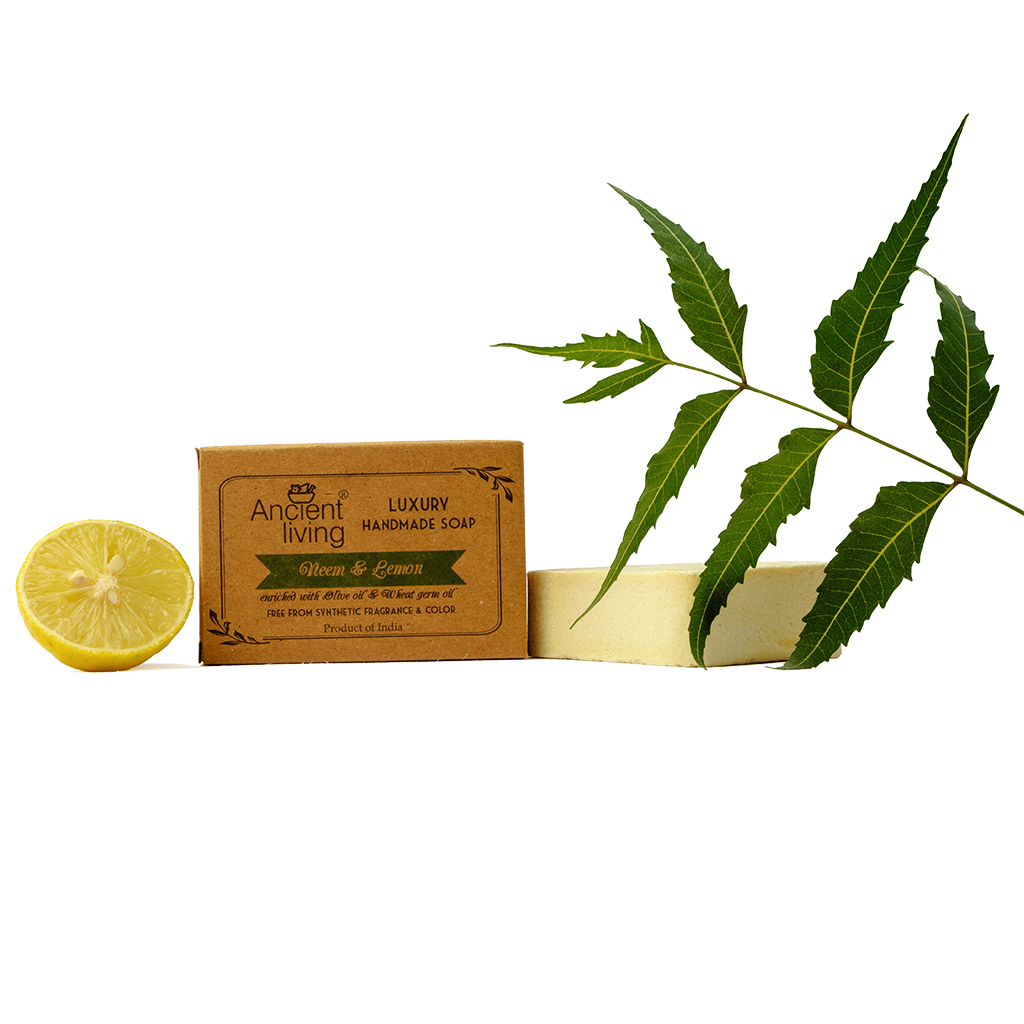 Show details for Ancient Living Neem & Lemon Luxury Handmade Soap-100ml Picture of Ancient Living Neem & Lemon Luxury Handmade Soap-100ml