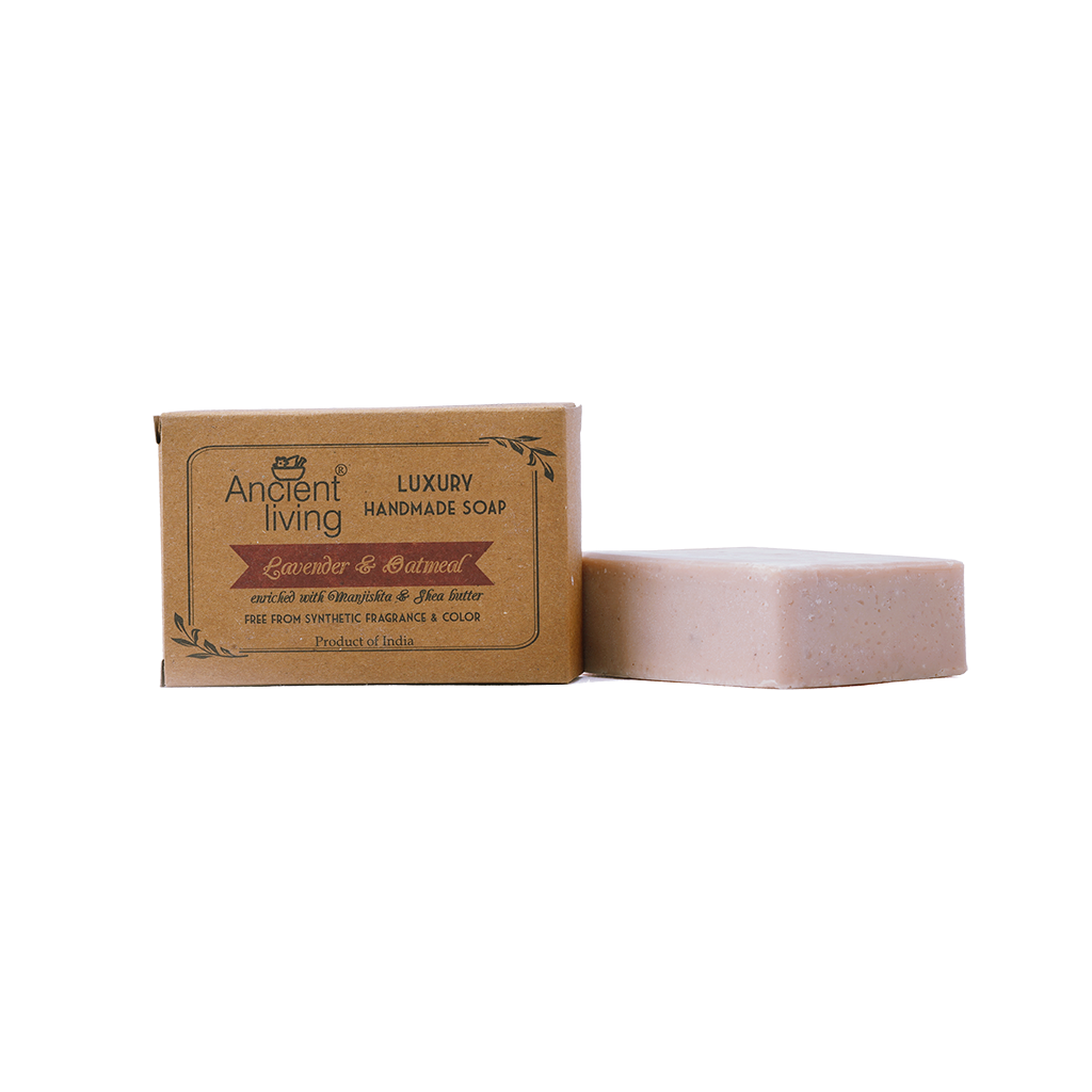 Picture of Ancient Living Lavender & Oatmeal Luxury Handmade Soap-100gm