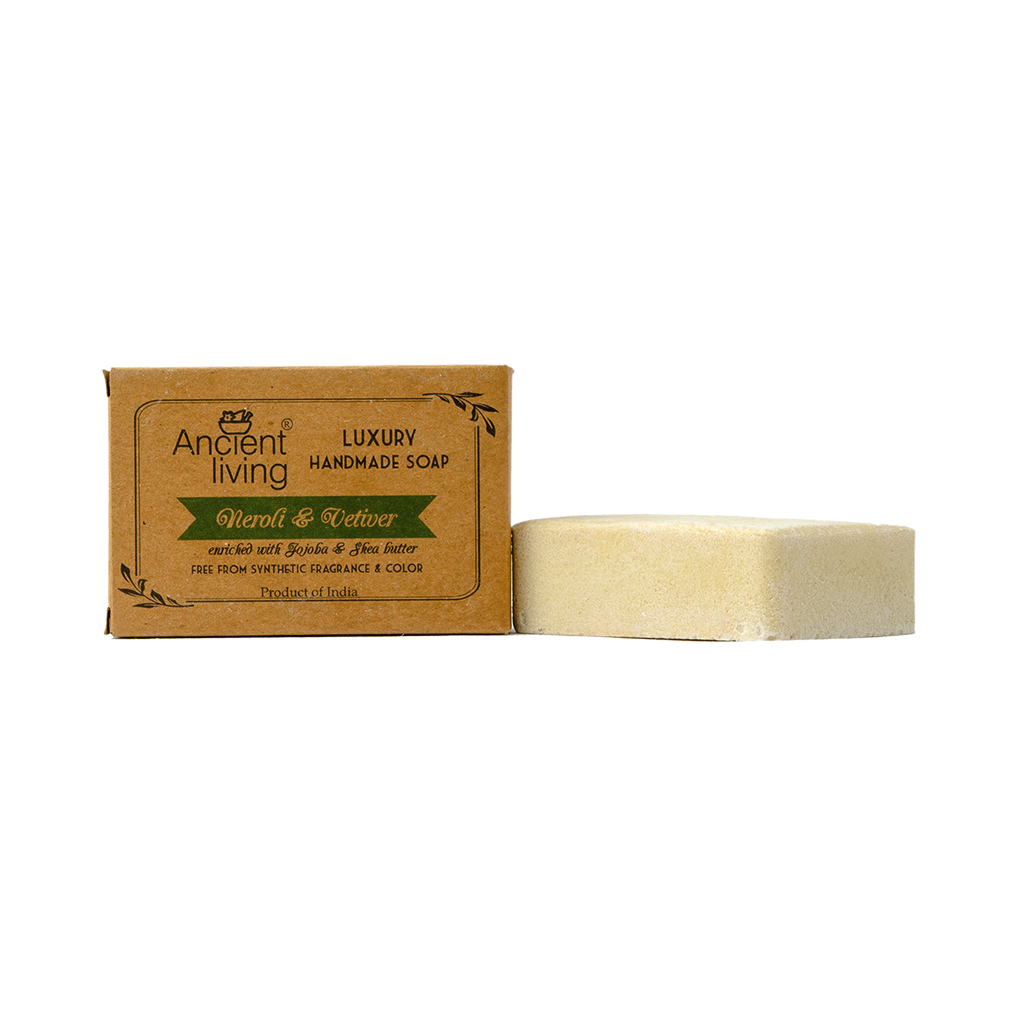 Picture of Ancient Living Neroli & Vetiver Luxury Handmade Soap - 100 gm