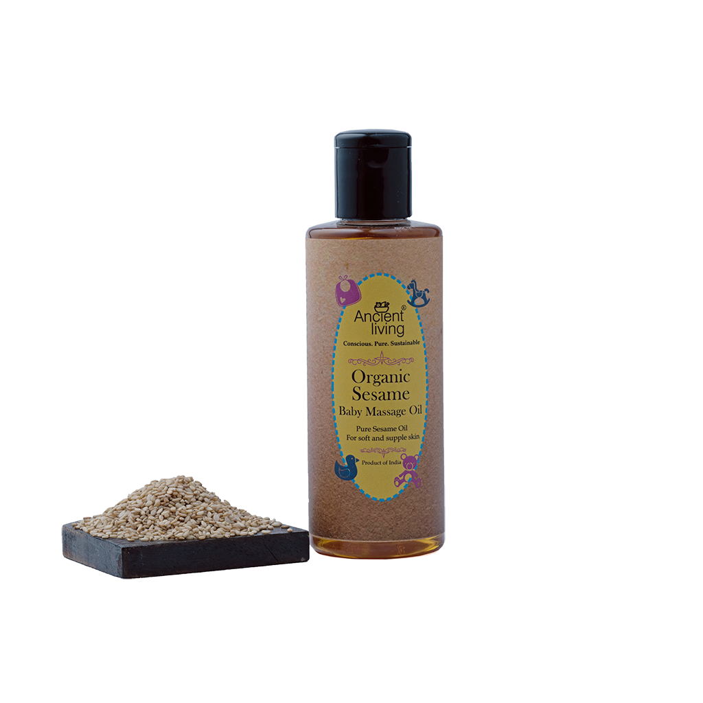 Show details for Ancient Living Sesame Baby Massage Oil - 200 ml Picture of Ancient Living Sesame Baby Massage Oil - 200 ml
