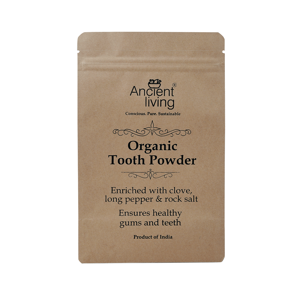 Picture of Ancient Living Organic Tooth Powder Pouch - 100 gm