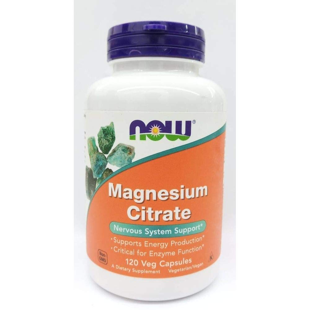 Picture of Now Foods Magnesium Citrate - 120 veg capsules 