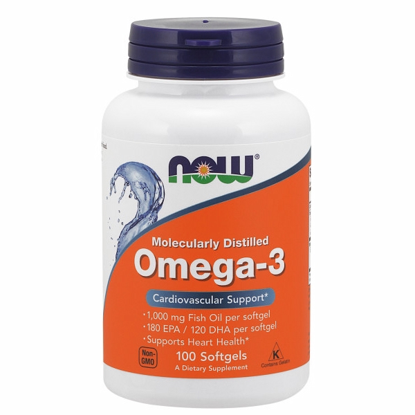 Picture of Now Foods Omega-3 100 Softgels