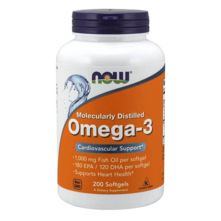 Picture of Now Foods Omega-3 200 Softgels