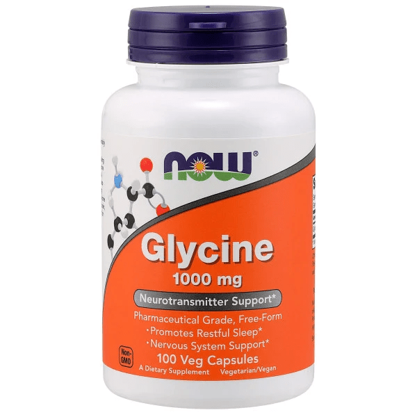 Picture of Now Foods, Glycine, 1000 mg, 100 Veg Capsules