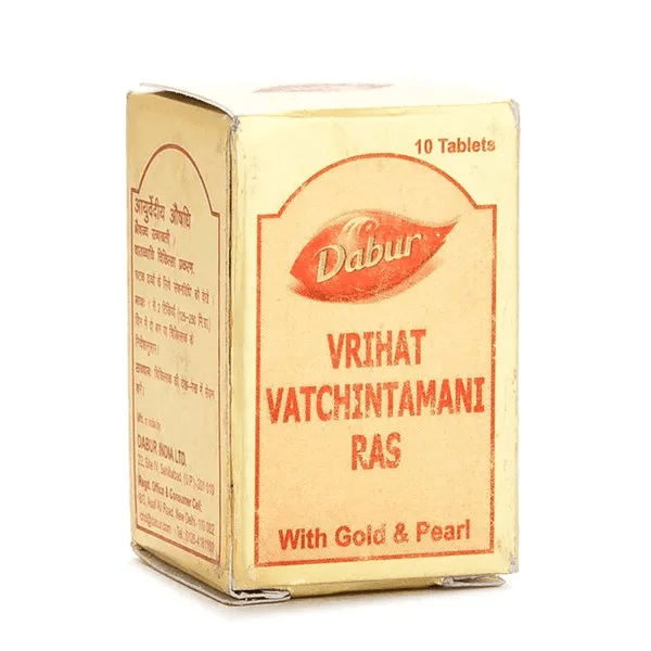 Picture of Dabur Vrihat Vatchintamani Ras With Gold And Pearl - 10 Tabs
