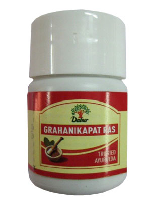 Show details for Dabur Grahanikapat Ras - 20 tabs Picture of Dabur Grahanikapat Ras - 20 tabs