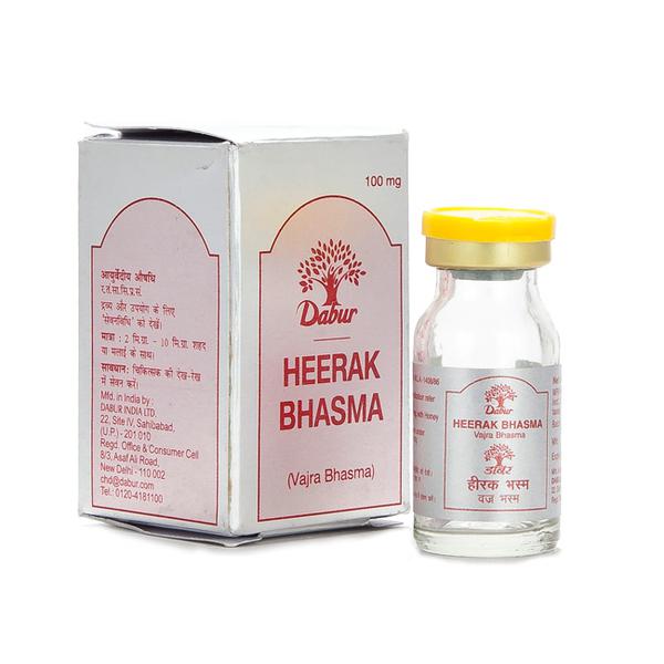 Show details for Dabur Heerak Bhasma - 100 mg Picture of Dabur Heerak Bhasma - 100 mg