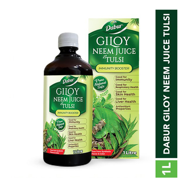 Show details for Dabur Giloy Neem Juice with Tulsi - 1Liter Picture of Dabur Giloy Neem Juice with Tulsi - 1Liter
